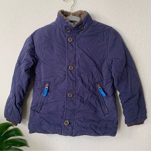 MINI BODEN // Faux Shearling Lined Coat - Size 6-7y